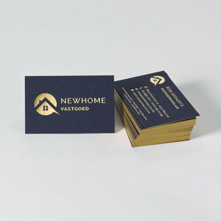 GOLD FOIL 350 GSM CARD FOIL FRONT BACK